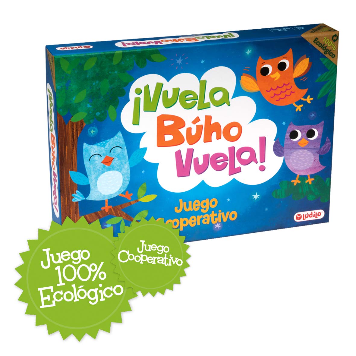 Fly Owl Fly! Cooperative Kids Board Game - Eco-Friendly Fully Recyclable Game