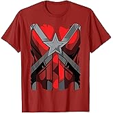 Marvel Black Widow Red Guardian Costume Halloween T-Shirt