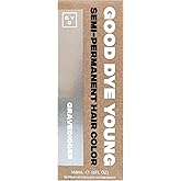 Good Dye Young Semi-Permanent Hair Color (Gravedigger Silver) - UV Protective, Conditioning, PPD-Free, Cruelty-Free & Vegan, Lasts 15-24+ Washes