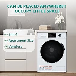 Washer and Dryer Combo, 3.1 cu.ft, Apartment