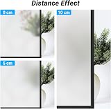 Funfox Frosted Window Film Privacy Vinyl 90x200cm Static Cling UV Protection view 5