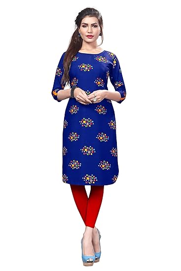 Women's Crepe Straight Kurta