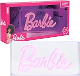 Paladone Barbie LED Neon Light Officially Licensed Pink Sign 6x12 USB