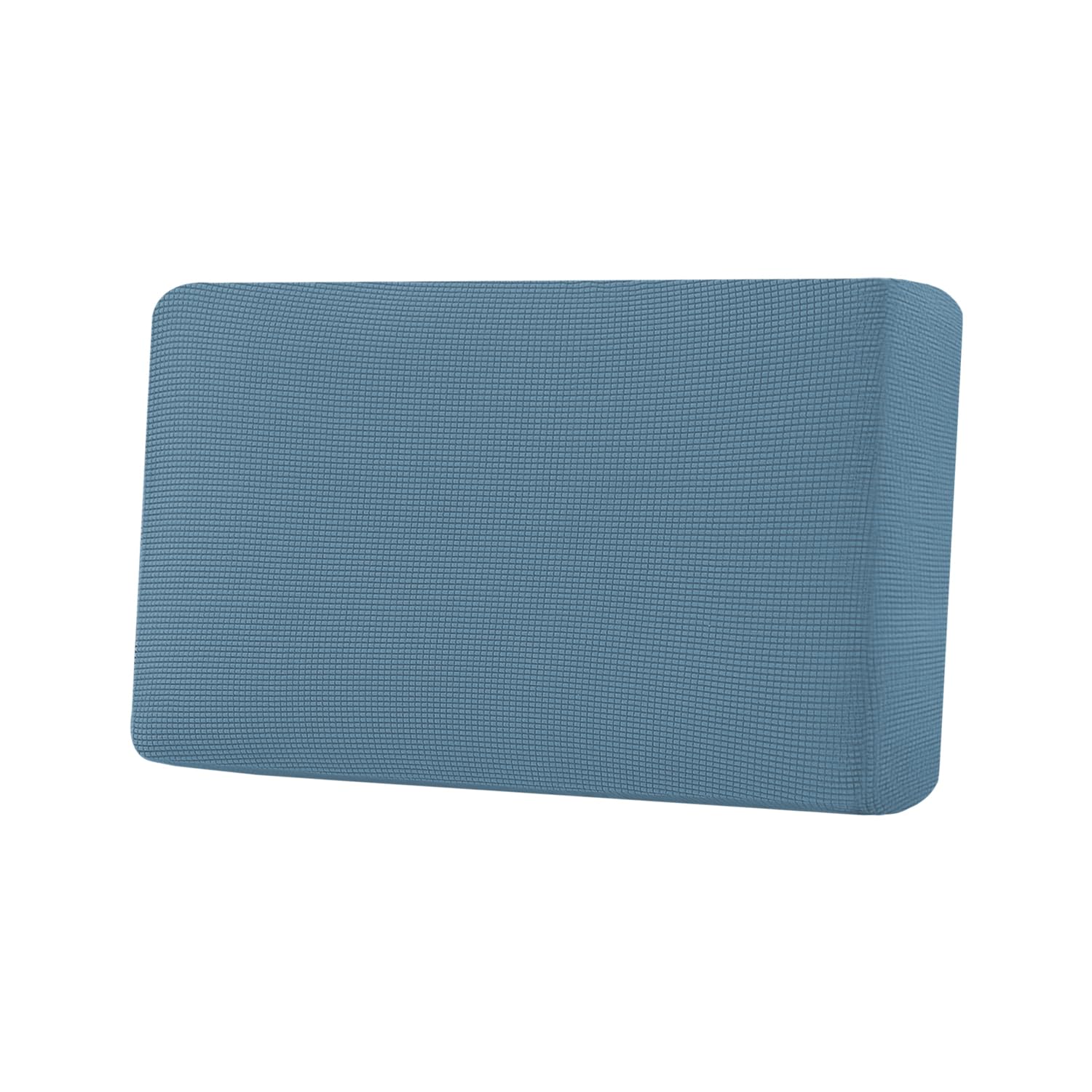 Photo 1 of H.VERSAILTEX Super Stretch Individual Seat Cushion Covers Sofa Covers Couch Cushion Covers Slipcover Sets Thick Jacquard Textured Twill Fabric (1 Piece Loveseat Cushion Cover, Dusty Blue)