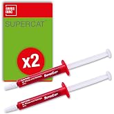 SWISSINNO Replacement Bait Syringe for Mouse and Rat Traps SuperCat &ndash; Highly Attractive Rodent Lure Paste &ndash; Long-Lasting Formula &ndash; Up to 20 Applications Each &ndash; Ready to Use - 2 Sets