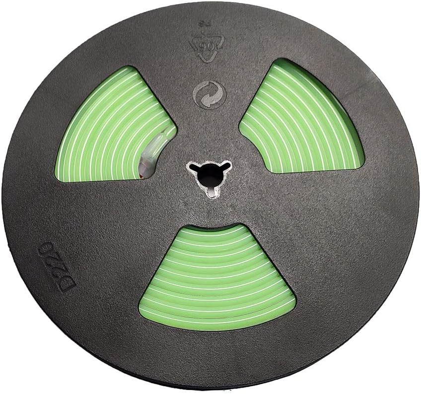 Pearlight DC12V Green Silicone LED Neon Rope Light, Waterproof for Indoor & Outdoor Decoration DIY Signboard, 16.4FT/5Meters