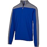 Mizuno Youth Comp Long Sleeve Batting Jacket, Royal-Shade, X-Large