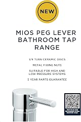 Bristan Essentials Mios Bathroom Basin Taps 3/4 Inch Chrome Plated view 2