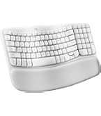 Amazon.com: Logitech Wave Keys Wireless Ergonomic Keyboard with