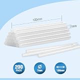 WORKPRO Glue Sticks 7 mm x 100 mm 200 Pack for Glue Guns view 3