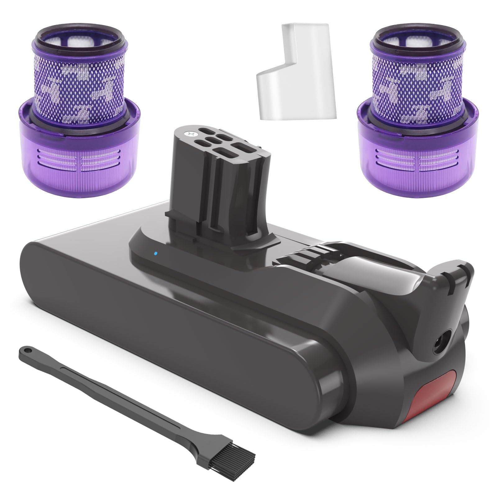 Photo 1 of MTYSP V12 Battery Replacement, Upraded 4000mAh Batteria Compatible with V12 Detect/Slim/Absolute/Fluffy SV46 Series Vacuum Cleaner Part No. 965470-01 (Not for SV12)