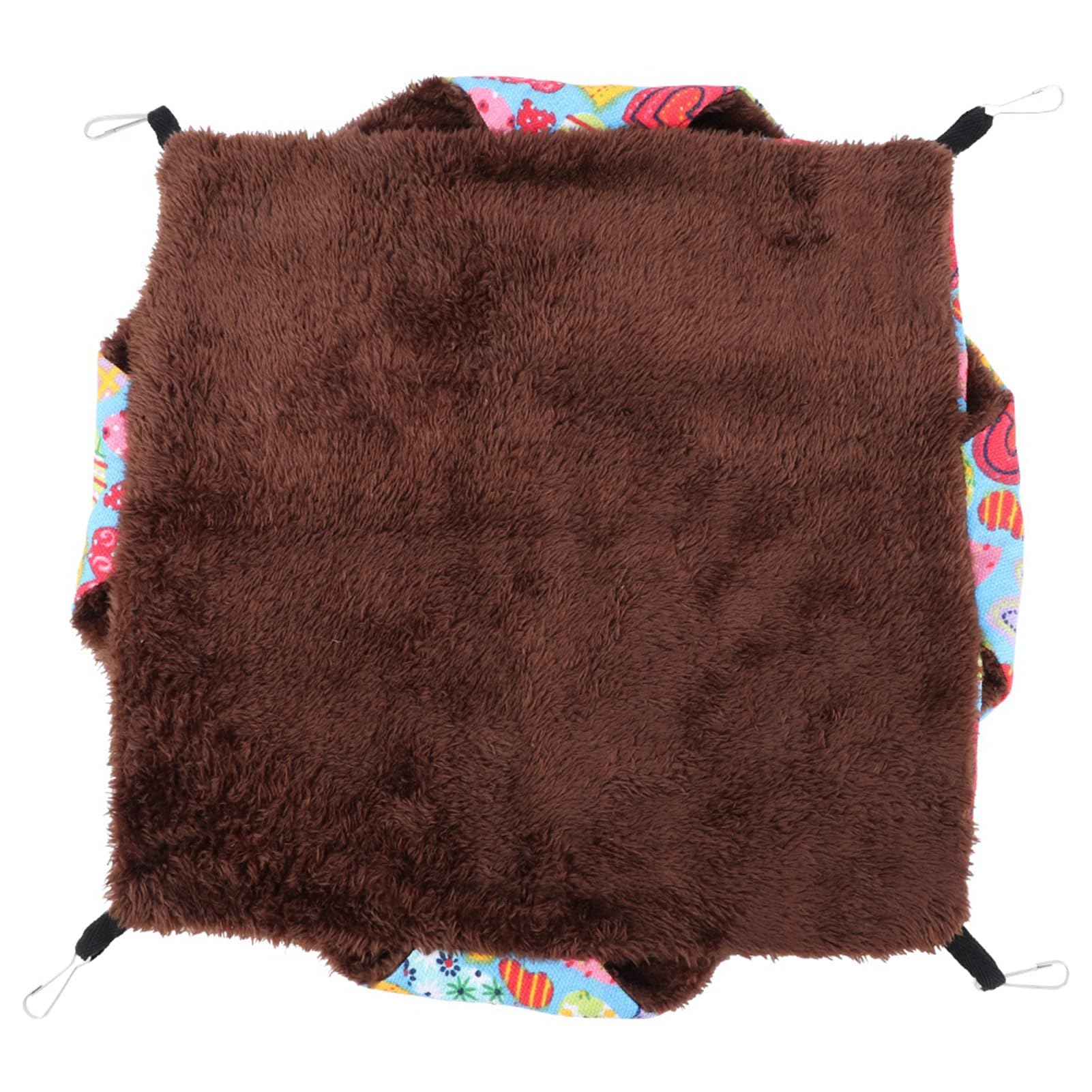 YOUTHINK Hamster Hammock, Warm Cotton Sleeping Nest, Soft Comfortable Luxury Double Layers, Suitable for Hamster, Ferret, Parrot, 33x33cm