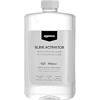 Amazon Basics Slime Activator Solution 1 QT (946ml), Baking Soda, Transparent