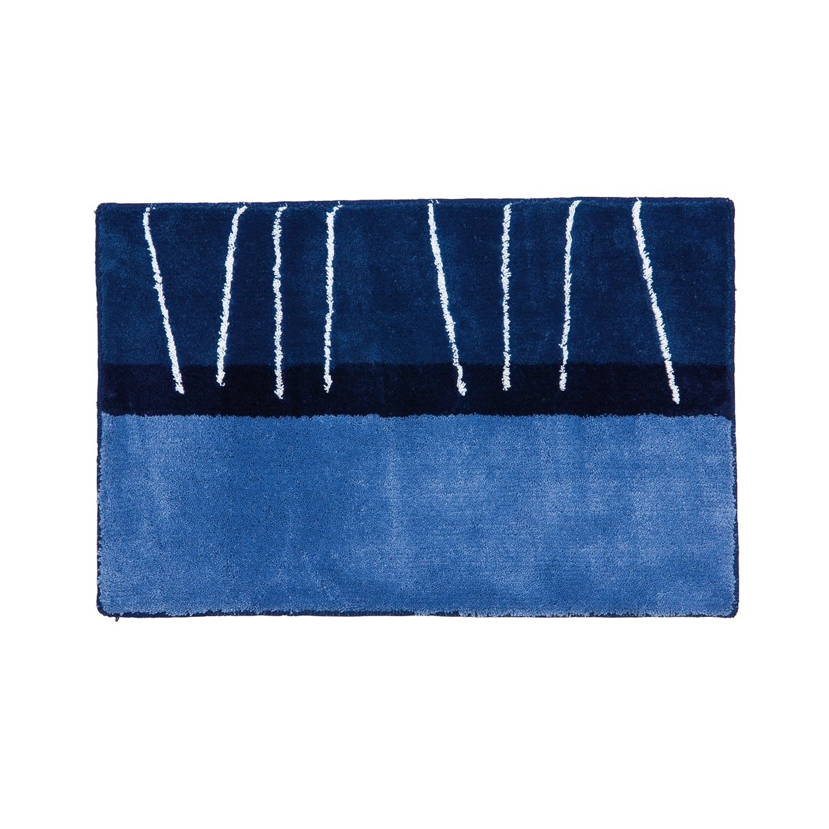 Sealskin Matches Bath Mat, Acrylic, Medium Blue, 55 x 1.5 x 85 cm