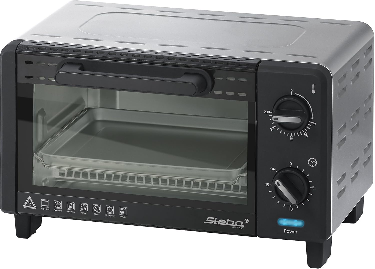 Steba KB 11 Mini Bake Oven, 1000 W, Silver Amazon.co.uk Kitchen & Home