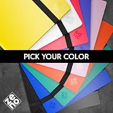 ZENO 9 Pocket Card Binder 360 Capacity Side-Loading PP Durable Orange view 8