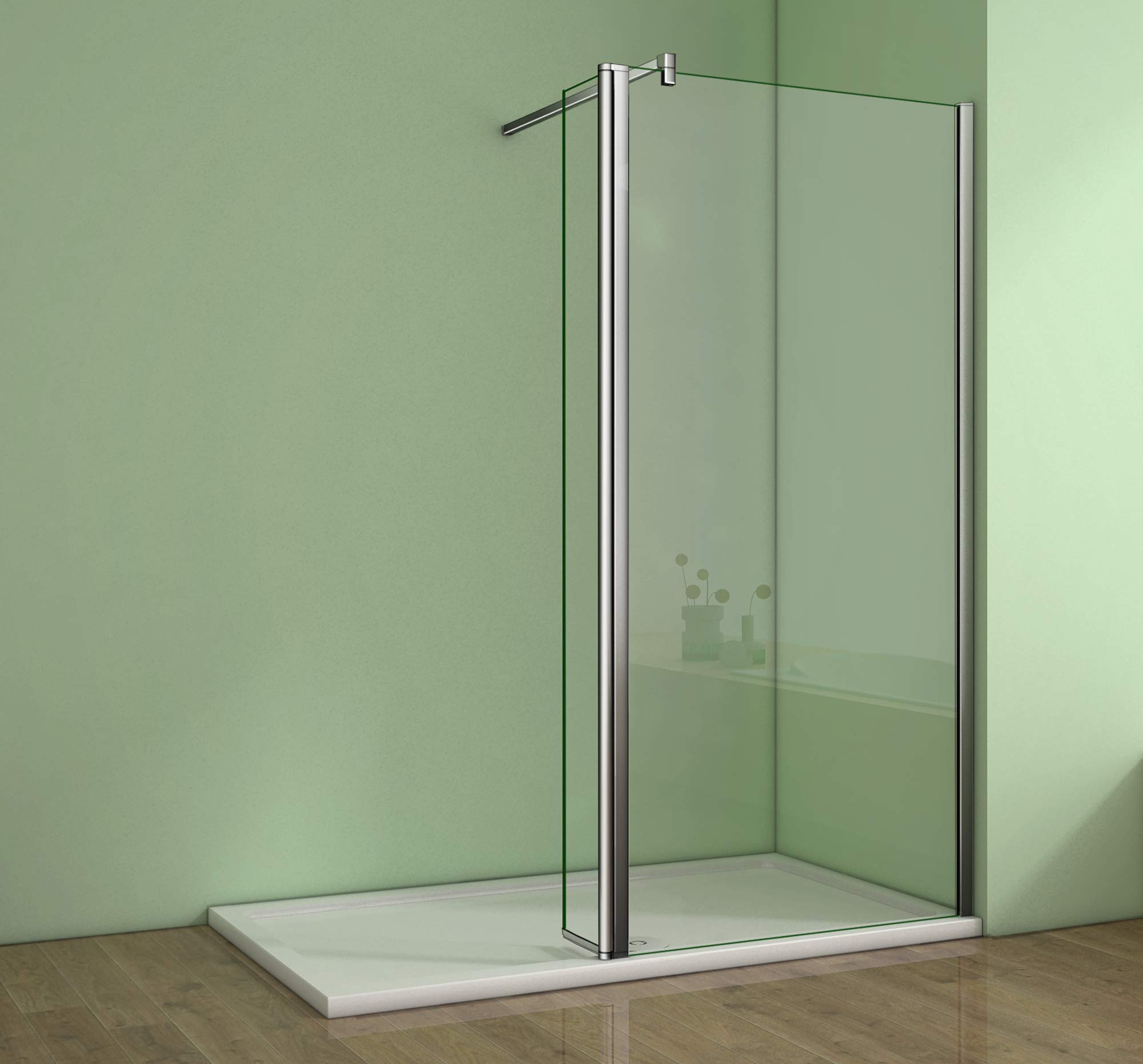 Buy 1000mm Walk in Shower Enclosure Wet Room Screen Panel EasyClean