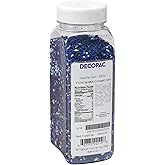 DecoPac Cosmic Skies Fusion Mix Sprinkles, 26oz, Blue, White Shaped Candy Sprinkles in Handheld Container, Edible Decorations For Celebration Cakes, Cupcakes, Cookies and Donuts