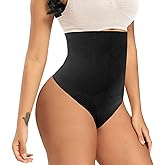 Werena Thong Shapewear for Women Tummy Control Seamless High Waist Body Shaper Underwear Shaping Panties