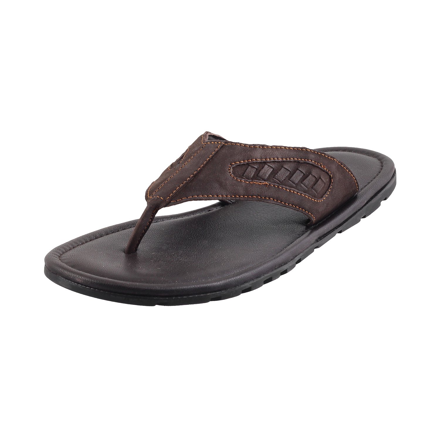 mochi dark brown thong sandals