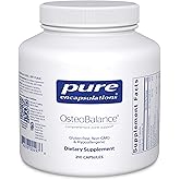 Pure Encapsulations OsteoBalance | Hypoallergenic Supplement to Promote Calcium Absorption and Enhance Healthy Bone Mineralization* | 210 Capsules