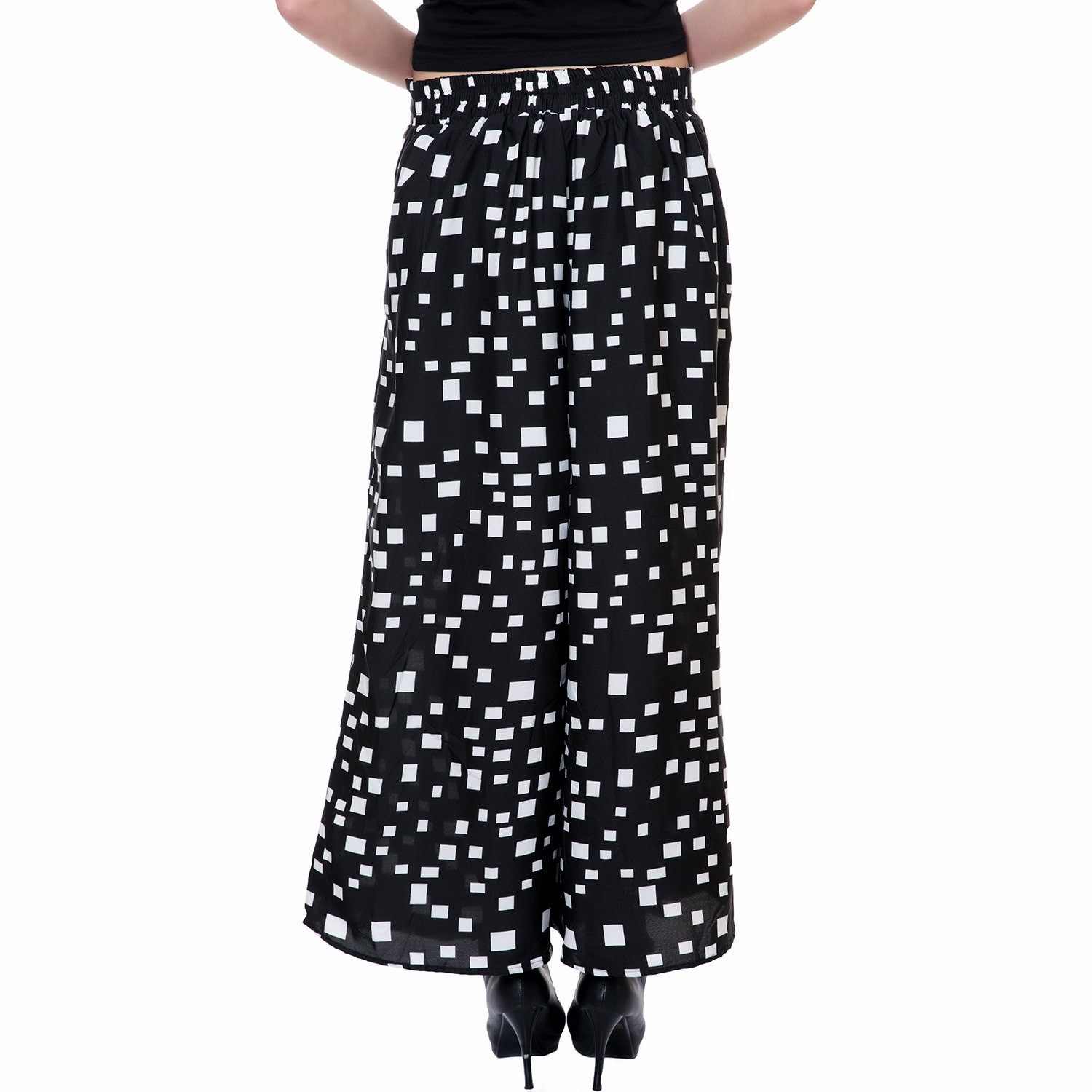 tashi printed poly crepe stylish plazzo for women pack of 2