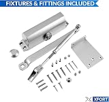XFORT Adjustable Overhead Door Closer Up to 60kg Capacity view 2