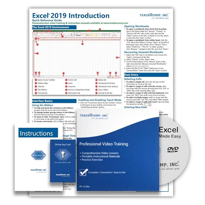 Buy Microsoft Excel 2019 And 365 DELUXE Training Tutorial Course Video 