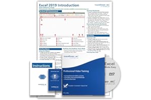 TEACHUCOMP, INC. TEACHUCOMP DELUXE Video Training Tutorial Course for Microsoft Excel 2019 and 365- Video Lessons, PDF Instruction Manual, Quick Reference Guide, Testing, Certificate of Completion