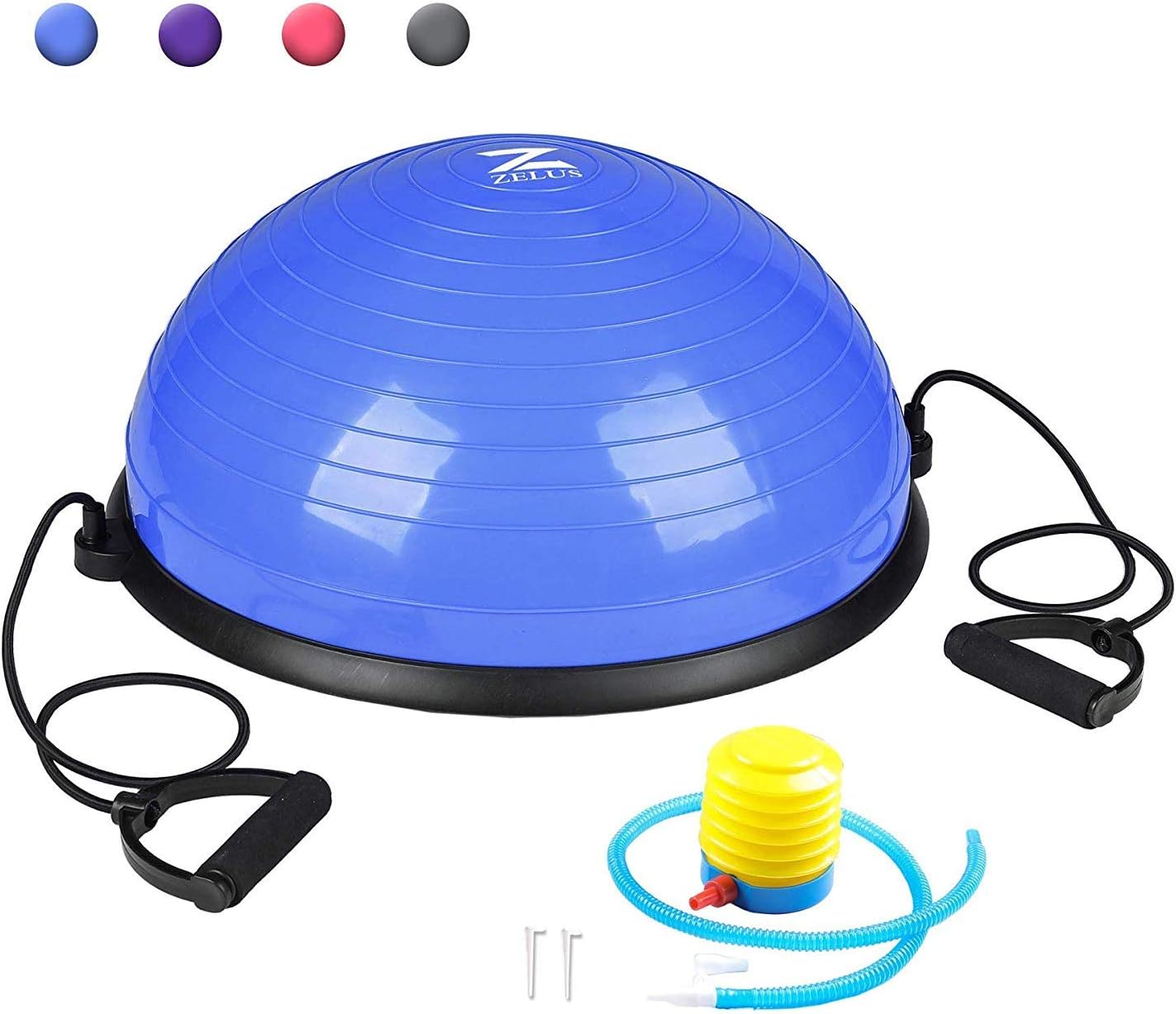 palla di stabilità con pompe a pedale