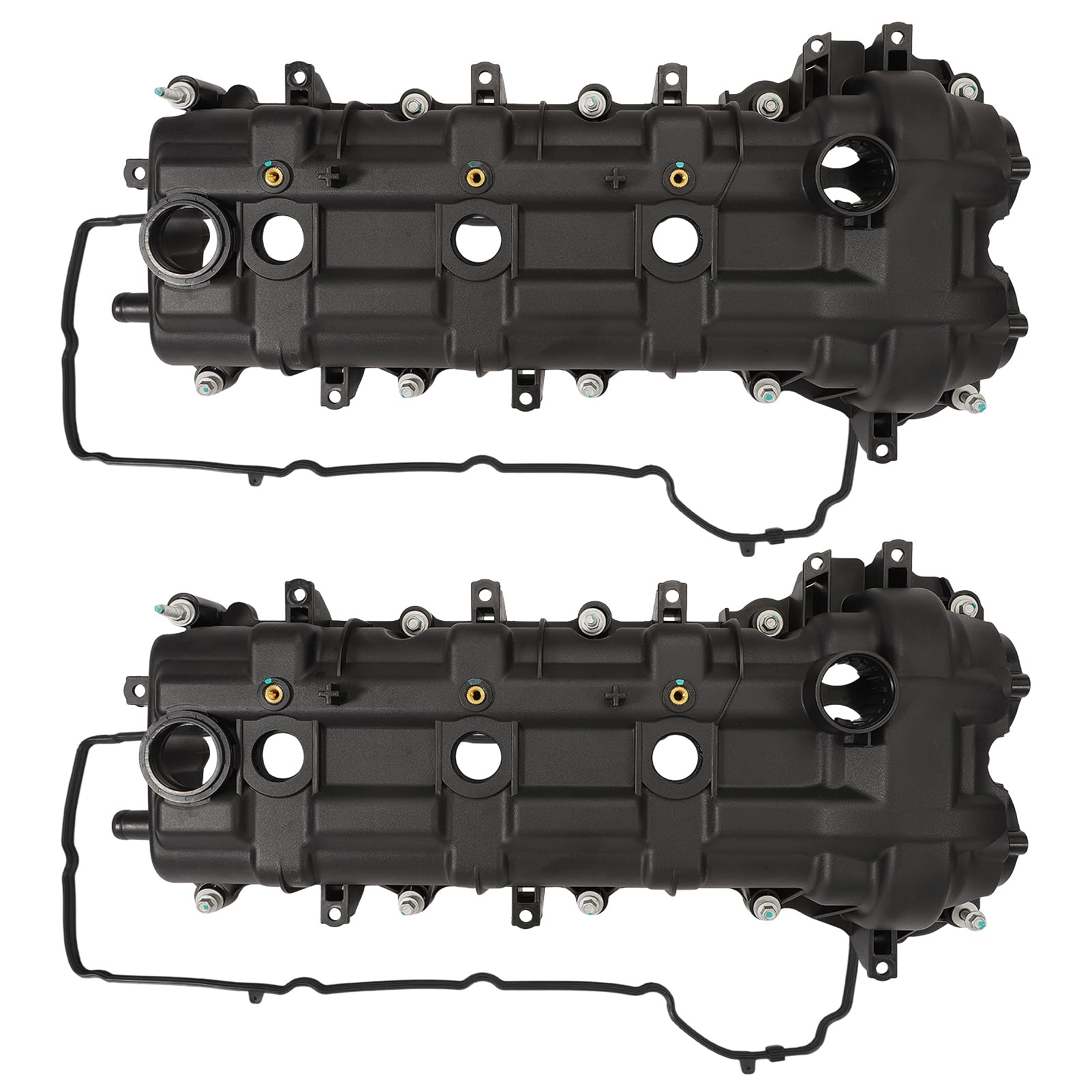 Photo 1 of 1 Pair Left and Right Engine Valve Covers Compatible with Avenger Durango 200 300 Cherokee Wrangler Ram 1500 Replace 5184068AN 5184069AN