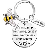 Best Teacher Gifts for Women Teachers Appreciation Gift for Women Men Thank You Keychain for Teachers Birthday Christmas Gift for Teachers from Student Back To School Present