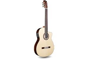 Cordoba GK Studio Negra Cutaway Flamenco Acoustic-Electric Nylon String Guitar, Iberia Series