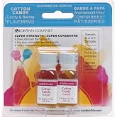 LorAnn Oils Super Strength Cotton Candy Flavoring For Candy Making | 4X Stronger Than Extracts - Used For Candy, Icing, Baking - Concentrated Flavoring Oils - 0.12 Fl Oz (Pack of 2)