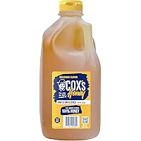 Cox's Honey 100% Pure, Raw Unfiltered Clover Honey, Rich in Nutrients, Family Owned Apiary, 5 lbs Jug