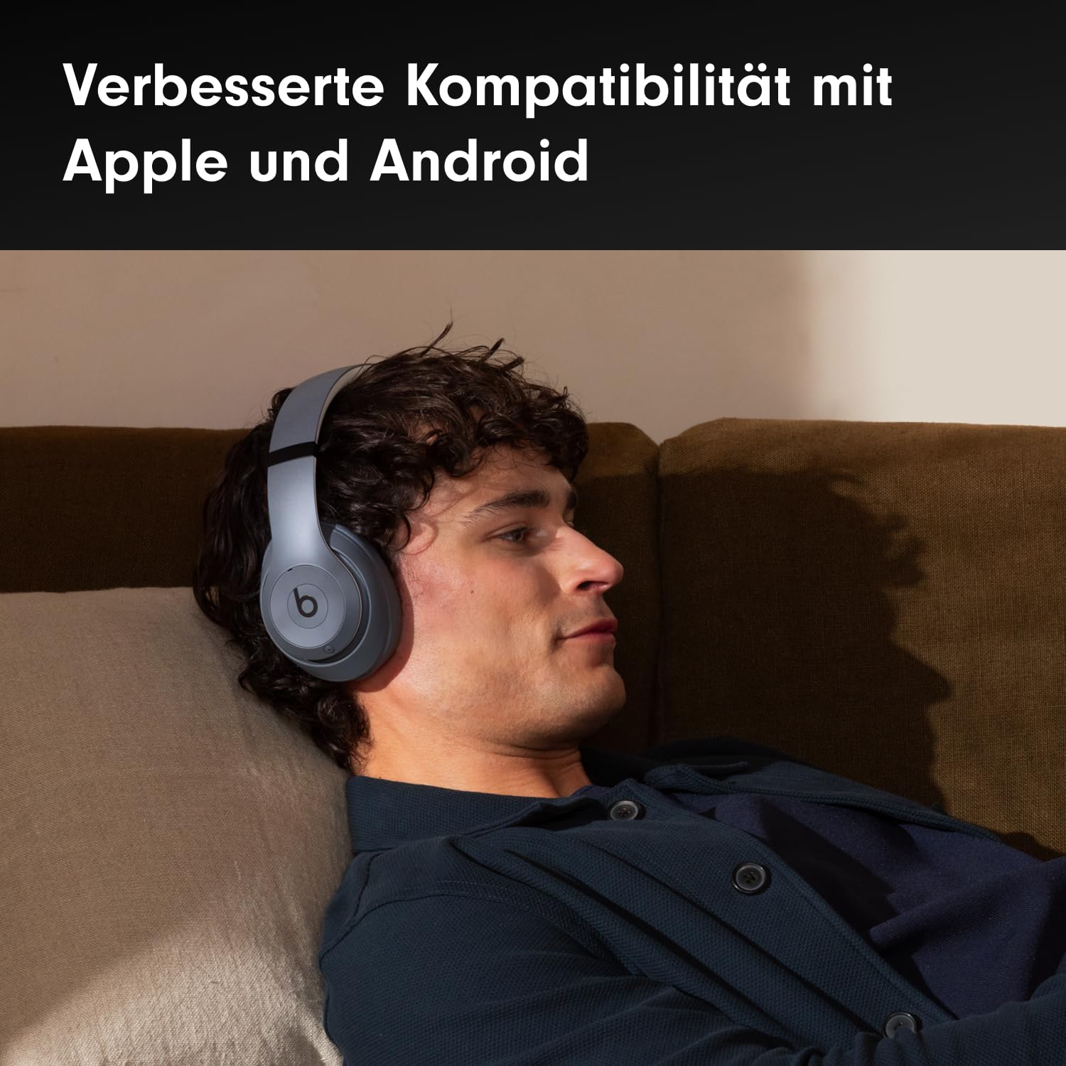 Beats Studio Pro – Komplett Kabellose Bluetooth Noise Cancelling Kopfhörer – Personalisiertes 3D Audio, Apple & Android Kompatibilität – Sandgrau 7