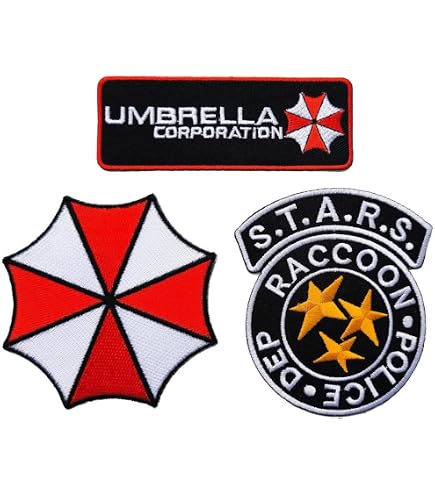Resident Evil Raccoon City S.T.A.R.S. POLICE DEP. RUBBER PATCH GLOW IN DARK /02