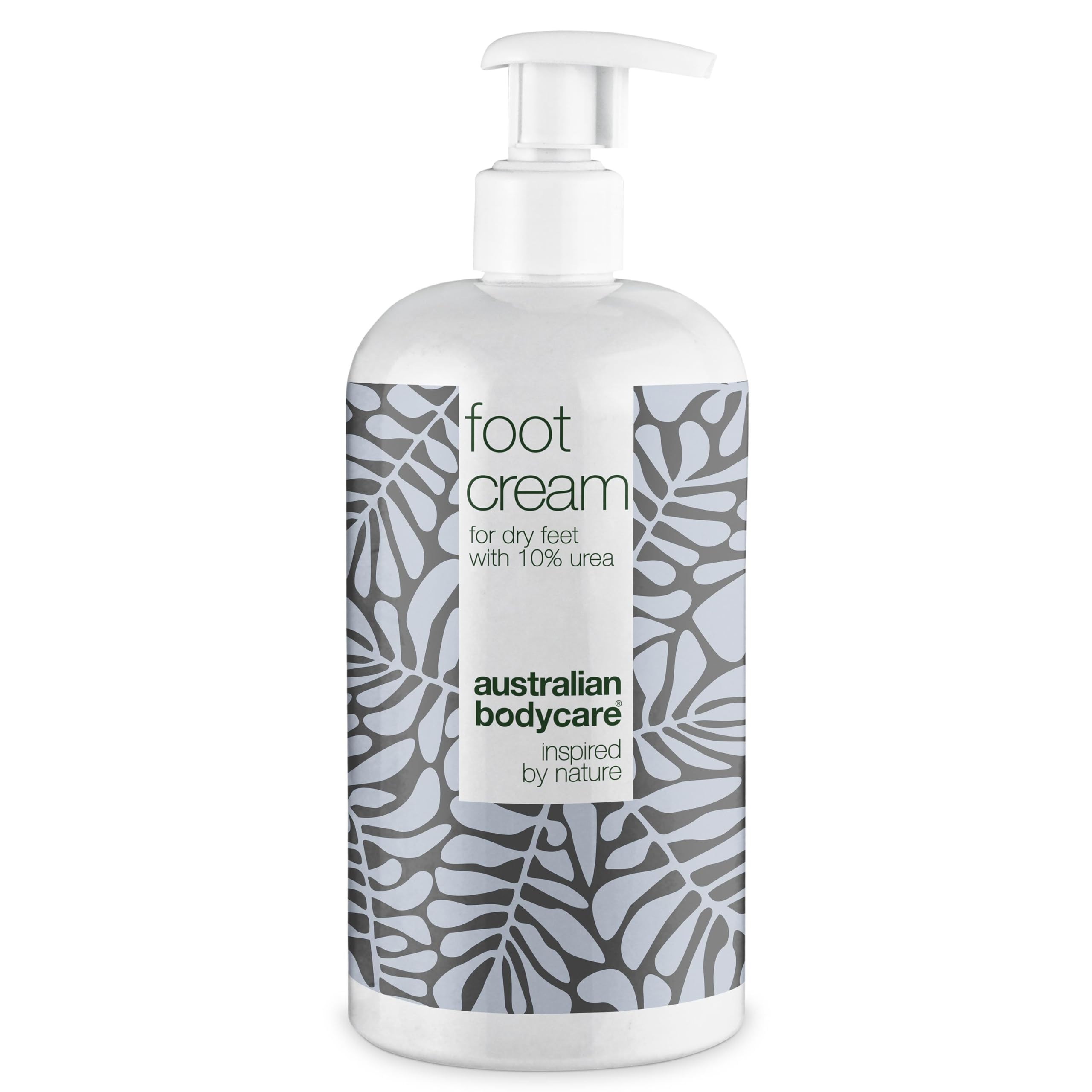 Foot Cream from Australian Bodycare 500ml | Hard Skin Remover for Women & Men | Treatment against Hard, very Dry & Cracked Feet with 10% Urea | Foot Care against Sweaty Feet with Tea Tree Oil