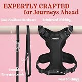 rabbitgoo Cat Harness and Lead Set Adjustable Escape Proof Reflective Purple S view 7