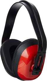 Portwest Classic Ear Protector Red One Size PW40RER Lightweight Durable ABS view 2