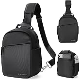 K&F CONCEPT Small Camera Bag for Photographer, Camera Sling Crossbody bag for DSLR/SLR/Mirrorless Camera, Compact Camera Case for Men and Women, Black
