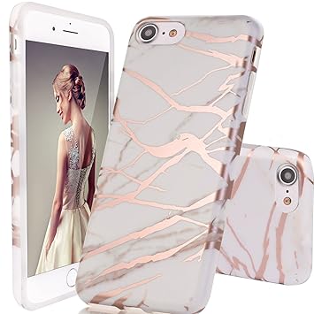 Iphone 7 Case Iphone 8 Case Doujiaz Marble Design Clear Amazon In Electronics