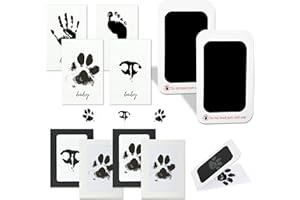 TXRRURE Paw Print Ink Pad for Dog Paw Prints, Dog Paw Print Kit, Pet Paw Printing Kit, Pet Paw Print Impression Kit, Paw Imprint Kit for Dogs, Memorial Gifts for Cat Dog