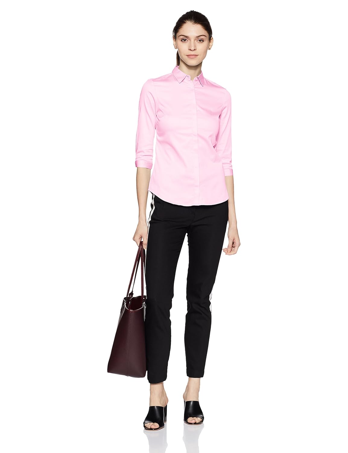 van heusen women's body blouse shirt