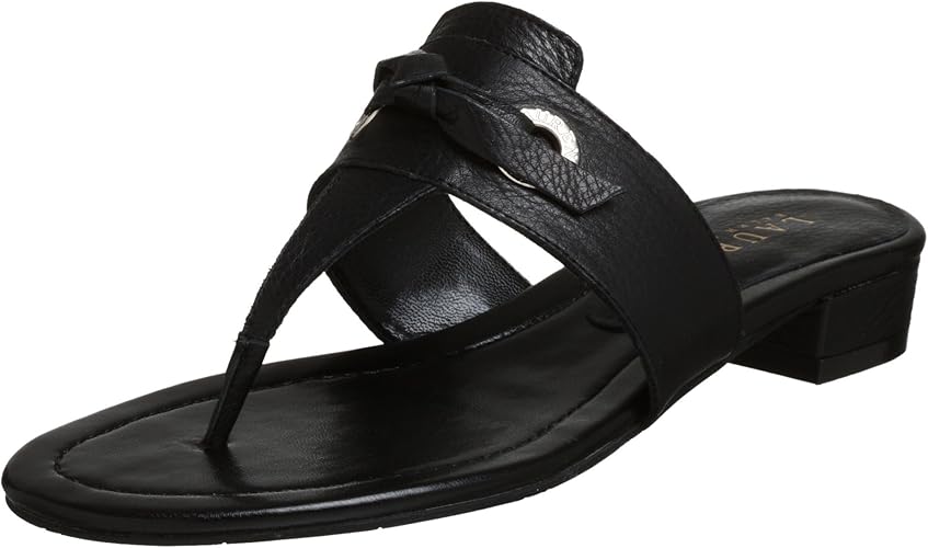 Summer Women's Flip Flops with Rivet Low Heel Thong Sandals for Ladies Black White Sandals for 