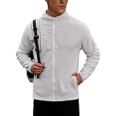 ERECT PEAK Men's Polar Fleece Jacket Warm Soft Midweight Full Zip Sweatshirt (S-XXL)