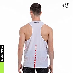 Sanken Men's Seamless Running Tank Tops Ultra