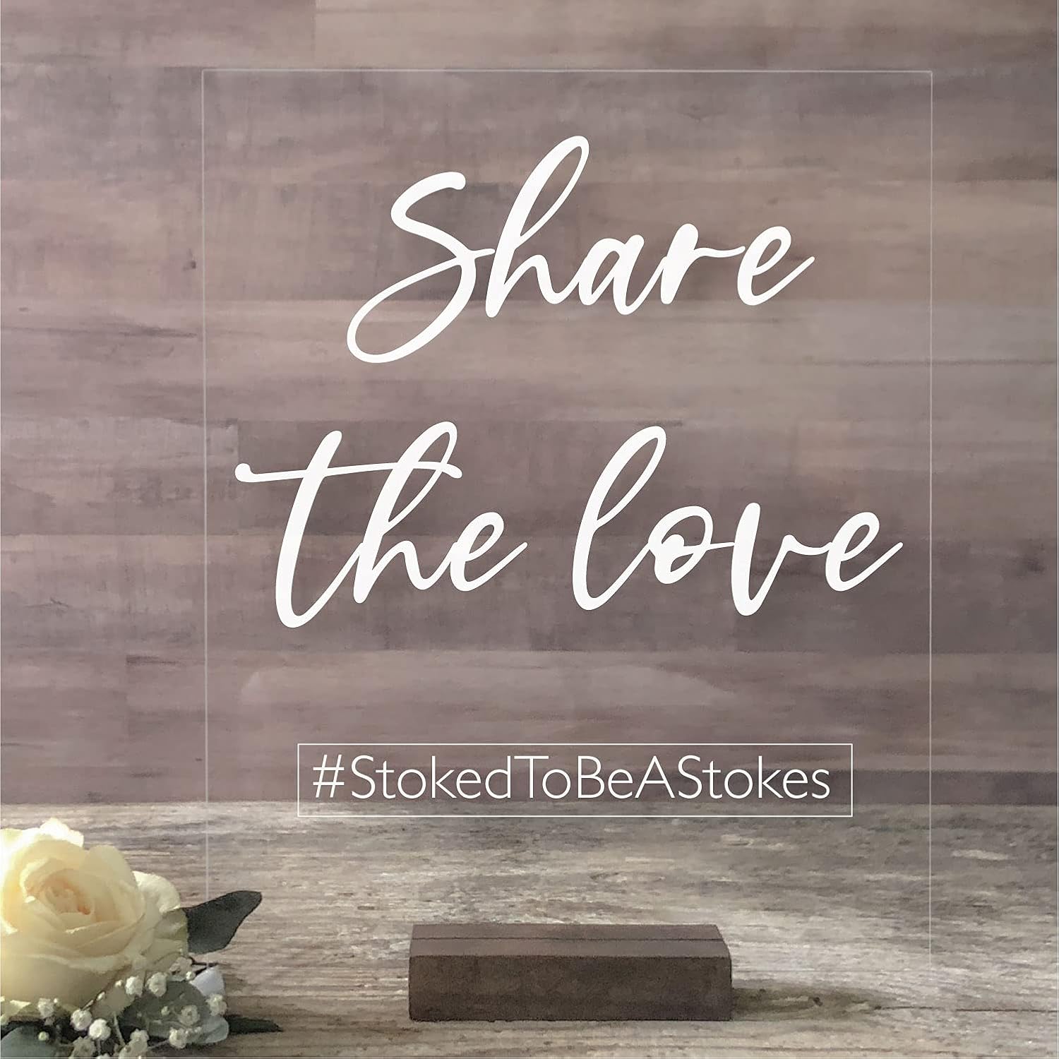 Mixed Media - Acrylic Wedding Hashtag Sign - Oh Snap! Capture Priceless Moments & Share Your Joy on Social Media - Lucite Instagram & Social Network Event Sign with Stand | 8