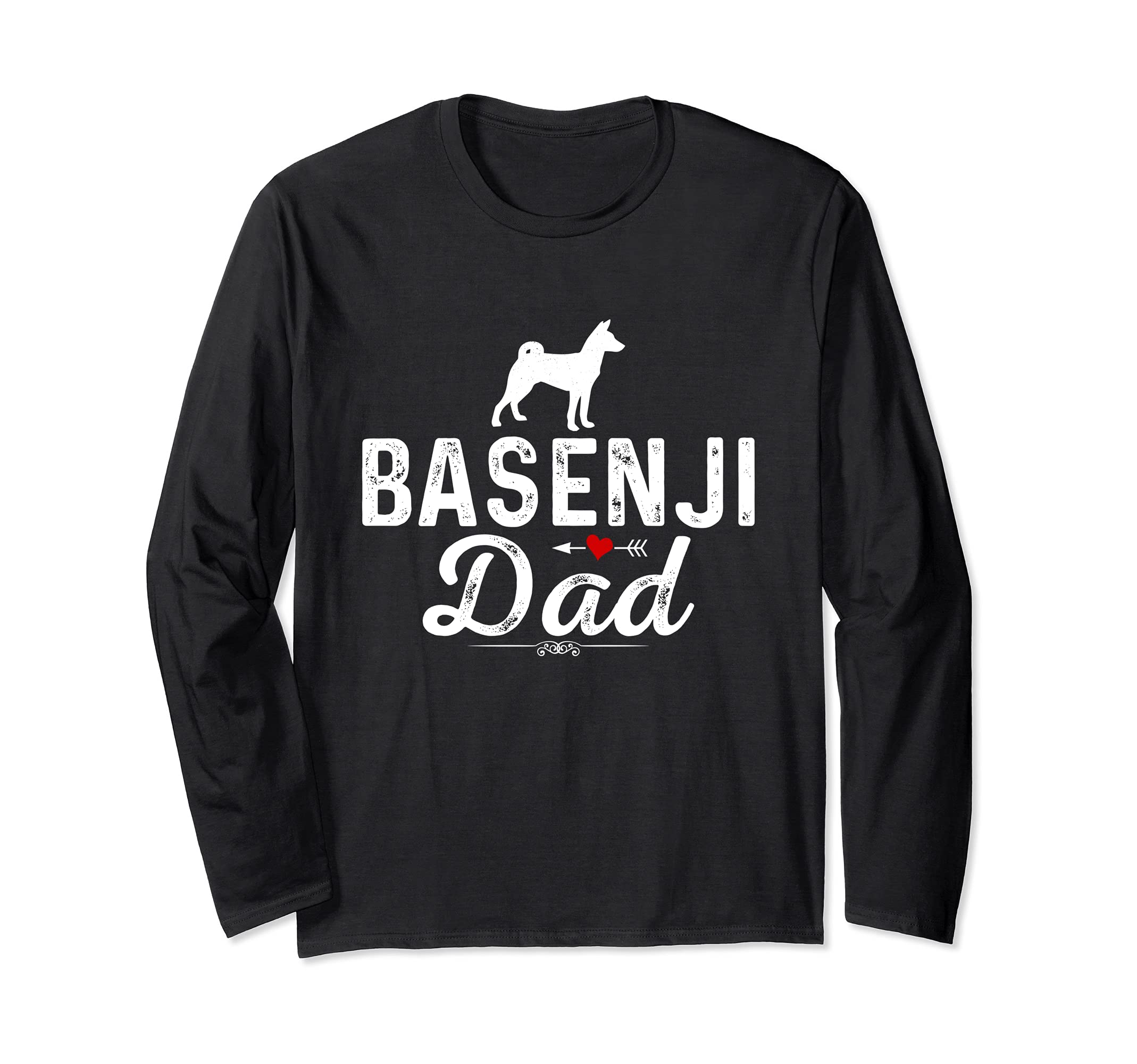 Basenji Dad funny Dog dad Best Pet owner Basenji Daddy Long Sleeve T-Shirt