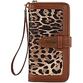 X Wrangler Women's Wallets Bifold Wristlet Wallets for Women Large Capacity Credit Card Wallet with ID Window